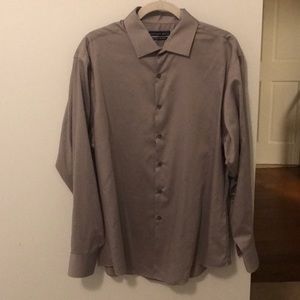 Charcoal gray dress shirt